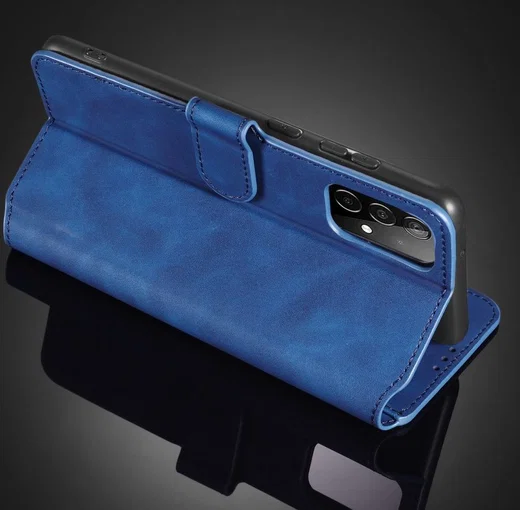 DG Ming Samsung Galaxy A52 / A52S Hoesje Retro Wallet Book Case Blauw afbeelding 9