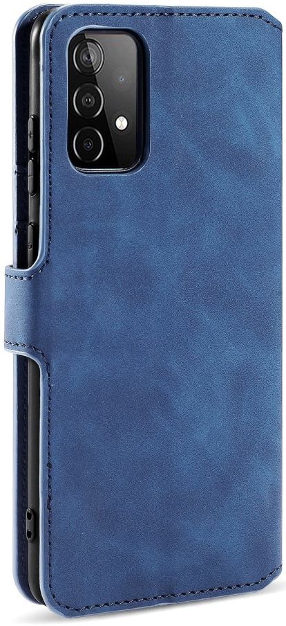 DG Ming Samsung Galaxy A52 / A52S Hoesje Retro Wallet Book Case Blauw afbeelding 5