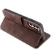 DG Ming Samsung Galaxy S21 Hoesje Retro Wallet Book Case Coffee afbeelding 3