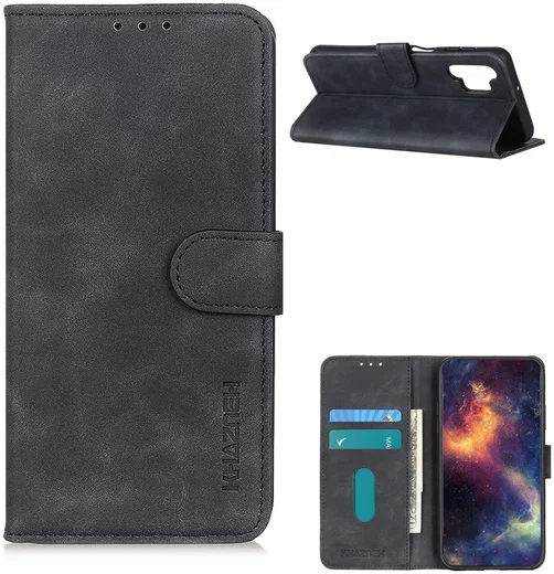 Samsung Galaxy A32 4G Hoesje Wallet Book Case Kunstleer Zwart afbeelding 5