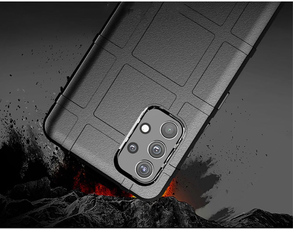 Samsung Galaxy A32 4G Hoesje Shock Proof Rugged Shield Zwart afbeelding 2