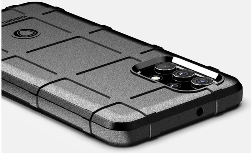 Samsung Galaxy A32 4G Hoesje Shock Proof Rugged Shield Zwart afbeelding 7