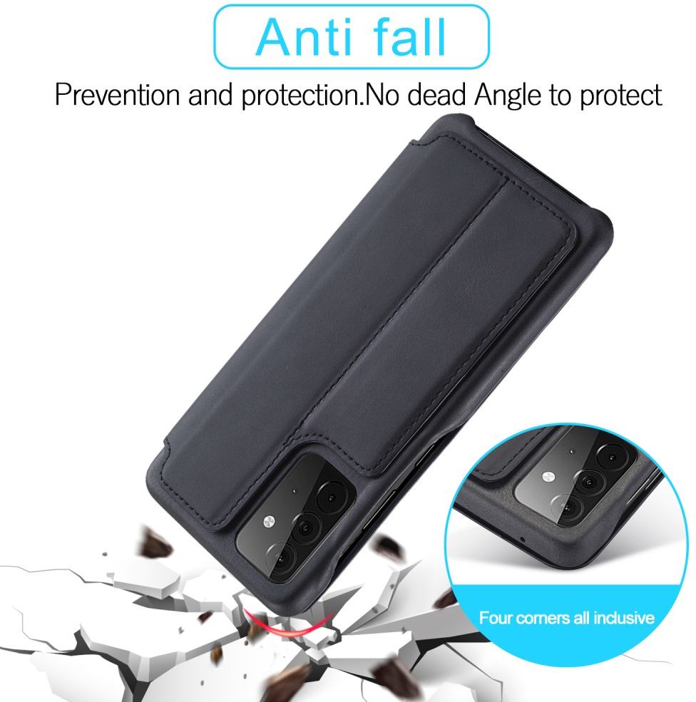 LC.IMEEKE Samsung Galaxy A52 / A52S Hoesje Wallet Book Case Zwart afbeelding 4
