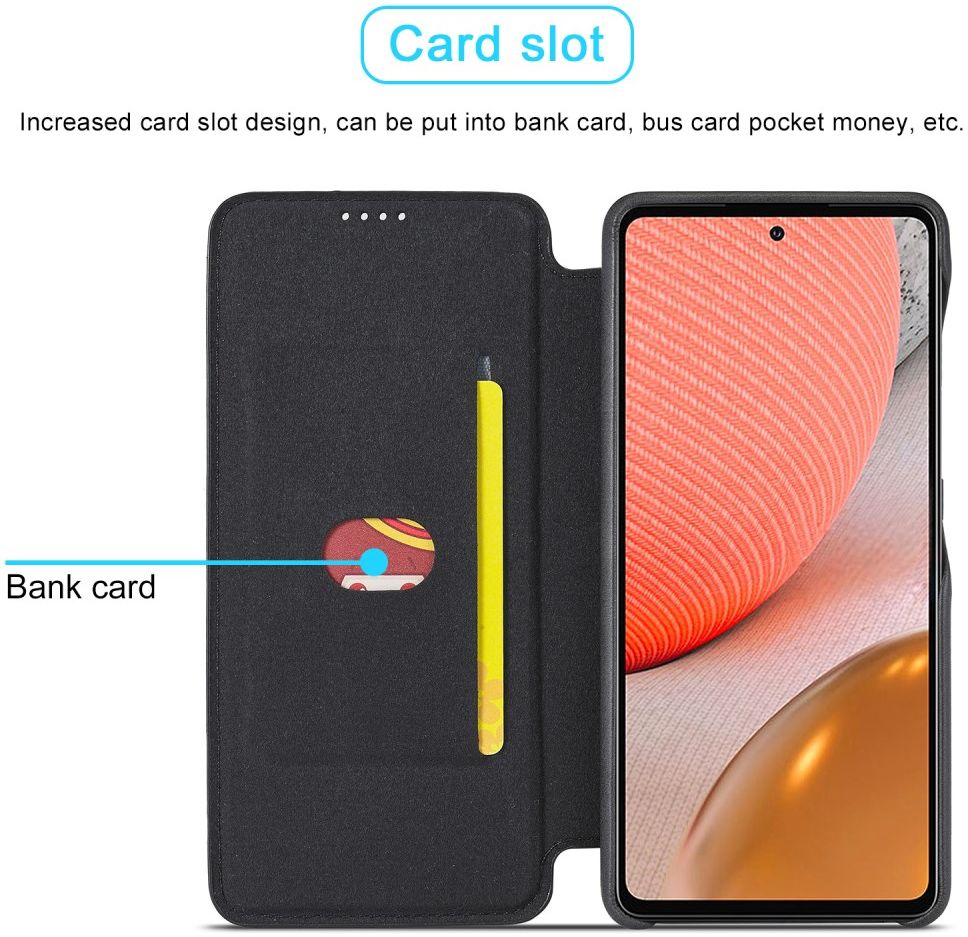LC.IMEEKE Samsung Galaxy A52 / A52S Hoesje Wallet Book Case Zwart afbeelding 8