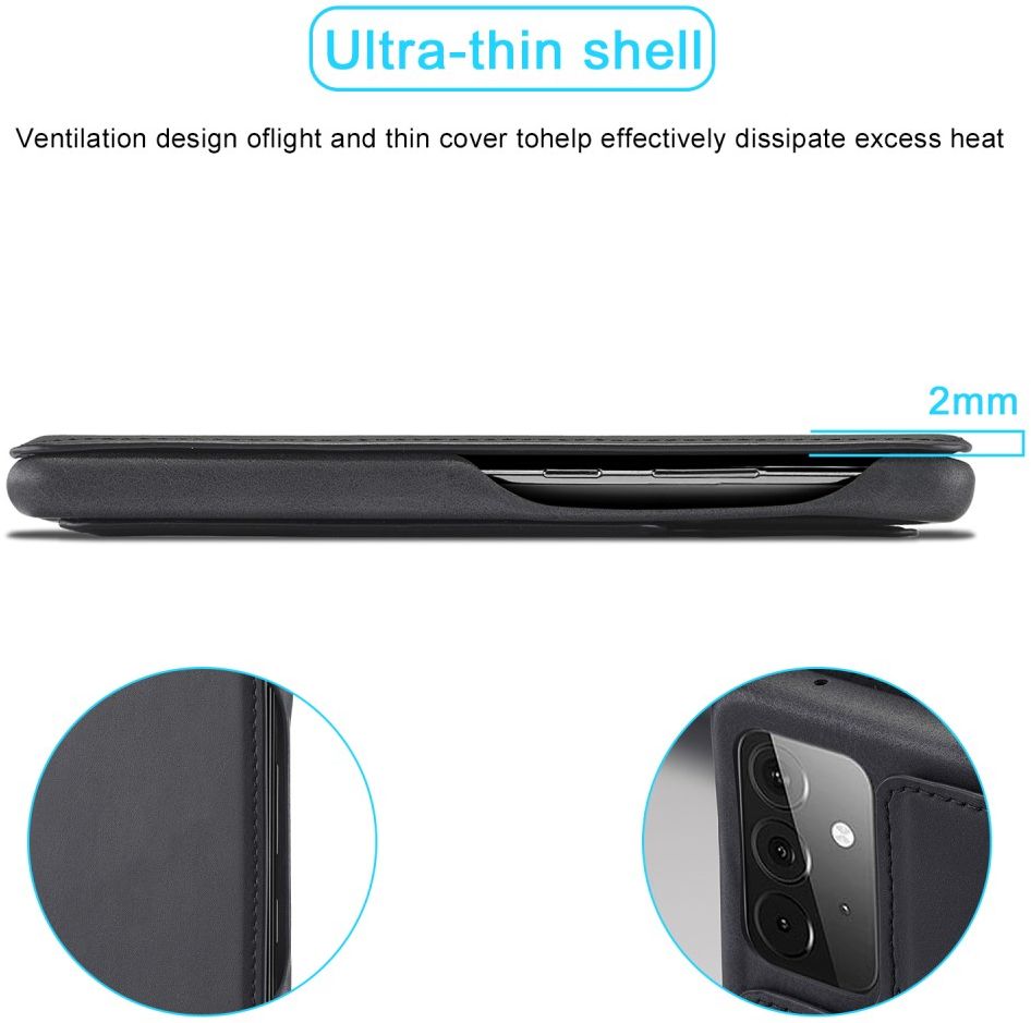 LC.IMEEKE Samsung Galaxy A52 / A52S Hoesje Wallet Book Case Zwart afbeelding 9