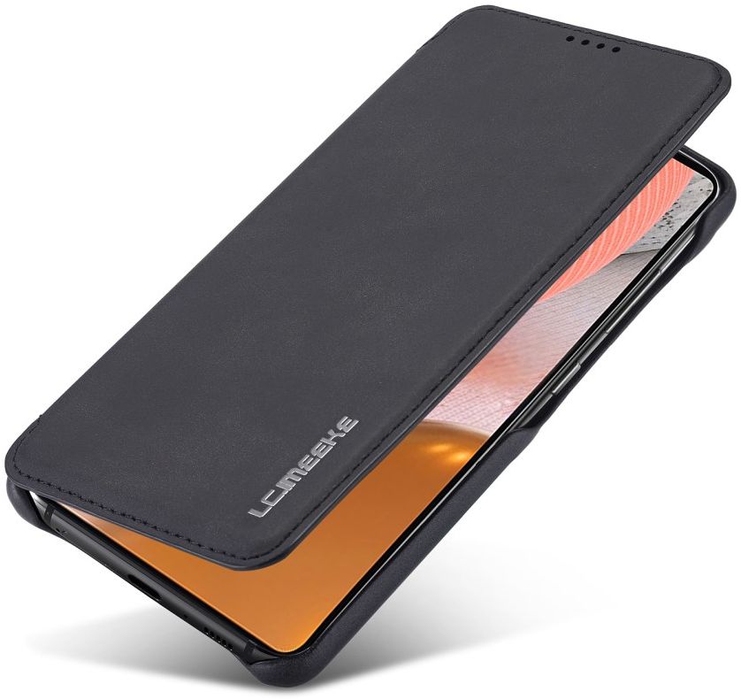 LC.IMEEKE Samsung Galaxy A52 / A52S Hoesje Wallet Book Case Zwart afbeelding 1