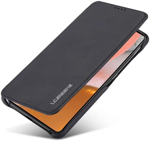 LC.IMEEKE Samsung Galaxy A52 / A52S Hoesje Wallet Book Case Zwart afbeelding 1