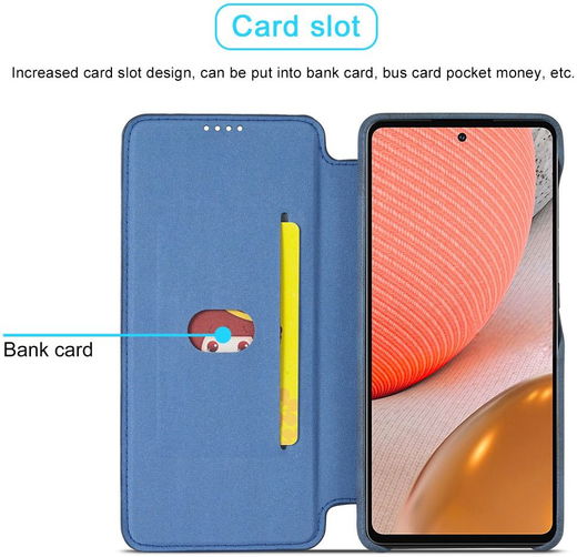 LC.IMEEKE Samsung Galaxy A52 / A52S Hoesje Wallet Book Case Blauw afbeelding 8