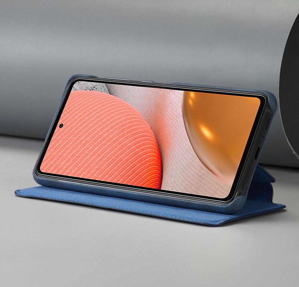 LC.IMEEKE Samsung Galaxy A52 / A52S Hoesje Wallet Book Case Blauw afbeelding 12