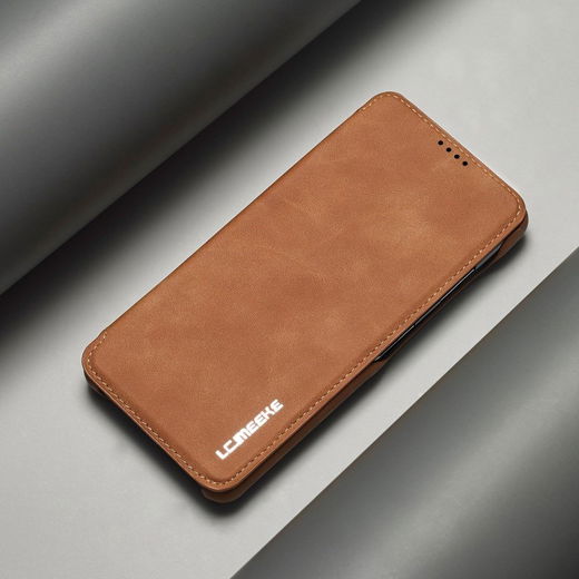 LC.IMEEKE Samsung Galaxy A52 / A52S Hoesje Wallet Book Case Bruin afbeelding 14