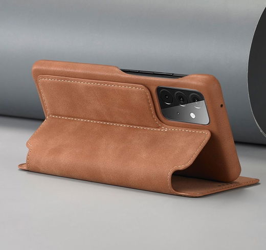 LC.IMEEKE Samsung Galaxy A52 / A52S Hoesje Wallet Book Case Bruin afbeelding 11