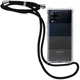 Samsung Galaxy A42 Hoesje met Koord Shockproof TPU Transparant afbeelding 1