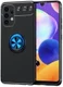 Samsung Galaxy A32 4G Hoesje Metalen Magnetische Ring Kickstand Blauw afbeelding 1