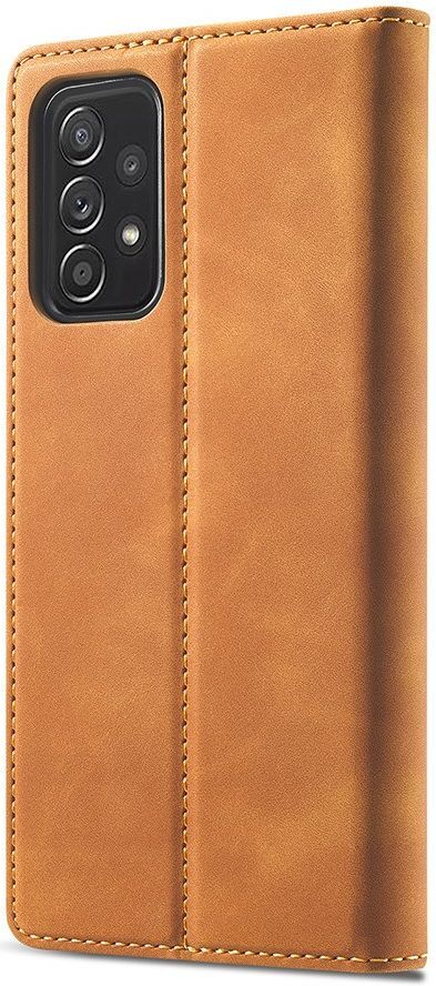 LC.IMEEKE Samsung Galaxy A52 / A52S Hoesje Portemonnee Book Case Bruin afbeelding 13