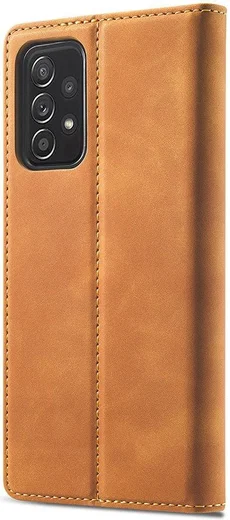LC.IMEEKE Samsung Galaxy A52 / A52S Hoesje Portemonnee Book Case Bruin afbeelding 13
