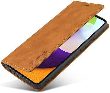 LC.IMEEKE Samsung Galaxy A52 / A52S Hoesje Portemonnee Book Case Bruin