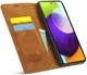 LC.IMEEKE Samsung Galaxy A52 / A52S Hoesje Portemonnee Book Case Bruin afbeelding 11