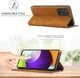 LC.IMEEKE Samsung Galaxy A52 / A52S Hoesje Portemonnee Book Case Bruin afbeelding 5