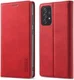 LC.IMEEKE Samsung Galaxy A52 / A52S Hoesje Portemonnee Book Case Rood afbeelding 3