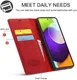 LC.IMEEKE Samsung Galaxy A52 / A52S Hoesje Portemonnee Book Case Rood afbeelding 8