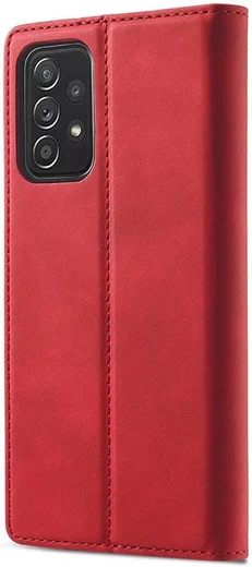 LC.IMEEKE Samsung Galaxy A52 / A52S Hoesje Portemonnee Book Case Rood afbeelding 13