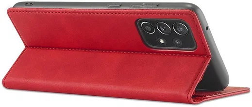 LC.IMEEKE Samsung Galaxy A52 / A52S Hoesje Portemonnee Book Case Rood afbeelding 12