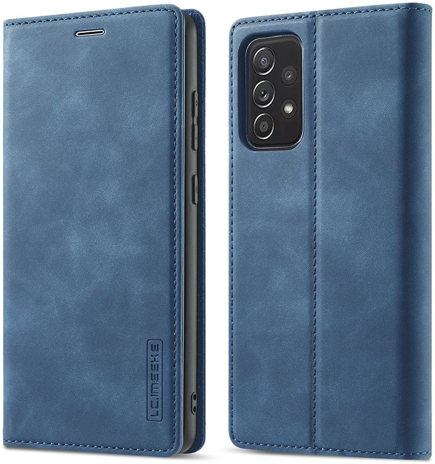 LC.IMEEKE Samsung Galaxy A52 / A52S Hoesje Portemonnee Book Case Blauw afbeelding 3