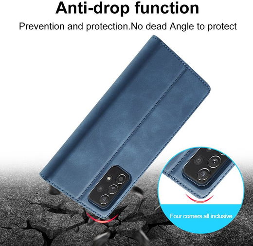 LC.IMEEKE Samsung Galaxy A52 / A52S Hoesje Portemonnee Book Case Blauw afbeelding 7