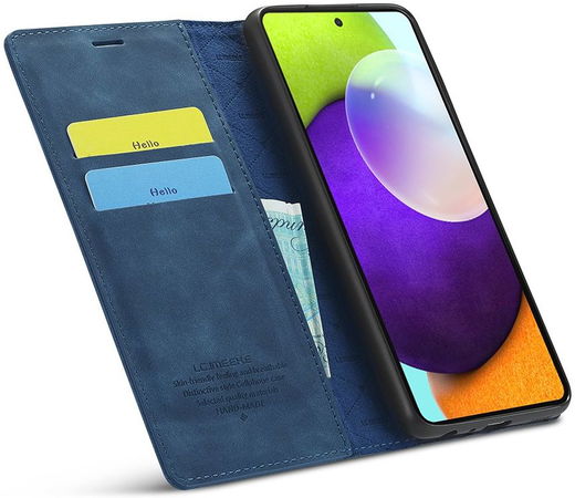 LC.IMEEKE Samsung Galaxy A52 / A52S Hoesje Portemonnee Book Case Blauw afbeelding 11