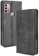 Motorola Moto G10/G20/G30 Hoesje Vintage Portemonnee Book Case Zwart afbeelding 2
