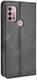 Motorola Moto G10/G20/G30 Hoesje Vintage Portemonnee Book Case Zwart afbeelding 4