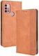 Motorola Moto G10/G20/G30 Hoesje Vintage Portemonnee Book Case Bruin afbeelding 2