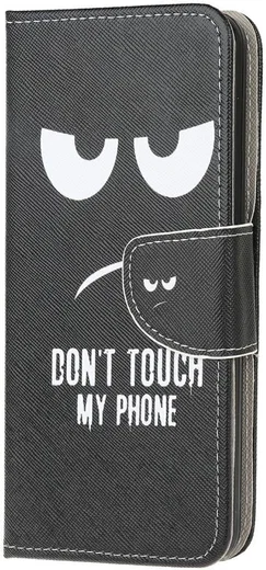 Motorola Moto G10/G20/G30 Hoesje Wallet Book Case Don't Touch Print afbeelding 2