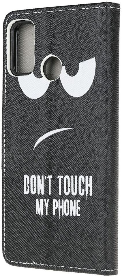 Motorola Moto G10/G20/G30 Hoesje Wallet Book Case Don't Touch Print afbeelding 1