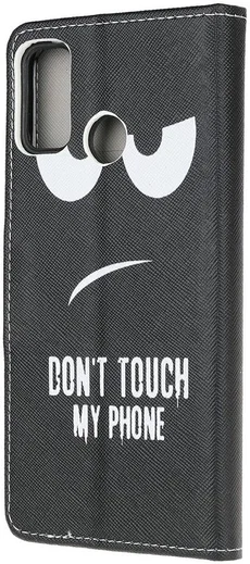 Motorola Moto G10/G20/G30 Hoesje Wallet Book Case Don't Touch Print afbeelding 1