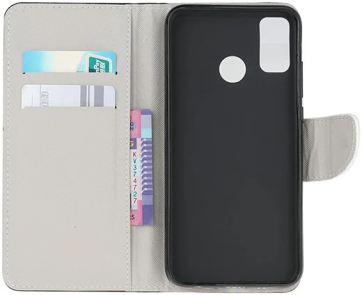 Motorola Moto G10/G20/G30 Hoesje Wallet Book Case Don't Touch Print afbeelding 3