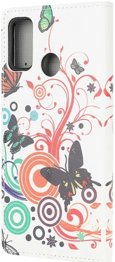 Motorola Moto G10/G20/G30 Hoesje Wallet Book Case met Vlinder Print afbeelding 2