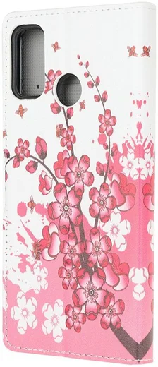 Motorola Moto G10/G20/G30 Hoesje Wallet Book Case met Blossom Print afbeelding 2