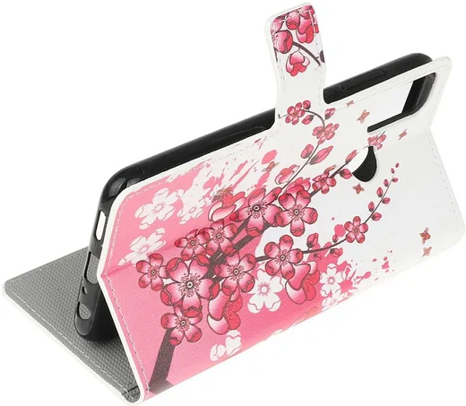 Motorola Moto G10/G20/G30 Hoesje Wallet Book Case met Blossom Print afbeelding 5