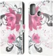 Motorola Moto G10/G20/G30 Hoesje Wallet Book Case met Rozen Print afbeelding 4