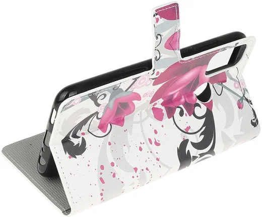 Motorola Moto G10/G20/G30 Hoesje Wallet Book Case met Rozen Print afbeelding 5