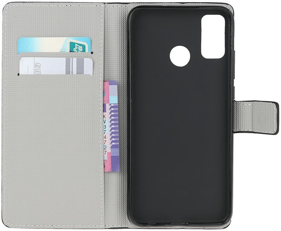 Motorola Moto G10/G20/G30 Hoesje Wallet Book Case met Rozen Print afbeelding 3