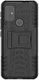 Motorola Moto G10/G20/G30 Hoesje Hybride Back Cover Kickstand Zwart afbeelding 1