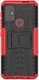 Motorola Moto G10/G20/G30 Hoesje Hybride Back Cover Kickstand Rood afbeelding 1