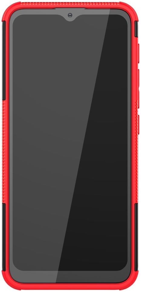 Motorola Moto G10/G20/G30 Hoesje Hybride Back Cover Kickstand Rood afbeelding 2