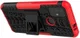 Motorola Moto G10/G20/G30 Hoesje Hybride Back Cover Kickstand Rood afbeelding 5