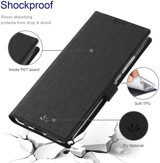 Motorola Moto G10 / G20 / G30 Hoesje Portemonnee Book Case Zwart afbeelding 9