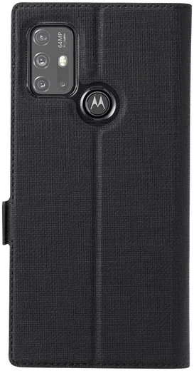 Motorola Moto G10 / G20 / G30 Hoesje Portemonnee Book Case Zwart afbeelding 1