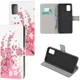 Motorola Moto G100 Hoesje Wallet Book Case met Bloesem Print afbeelding 6