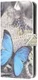 Motorola Moto G100 Hoesje Wallet Book Case met Butterfly Print afbeelding 2